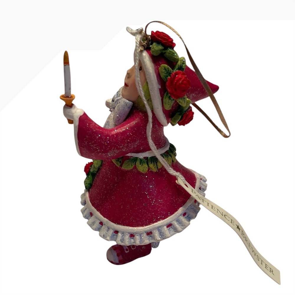 New Mackenzie Childs Patience Brewster Dash Away Donna's Elf Ornament Handmade - Picture 3 of 11